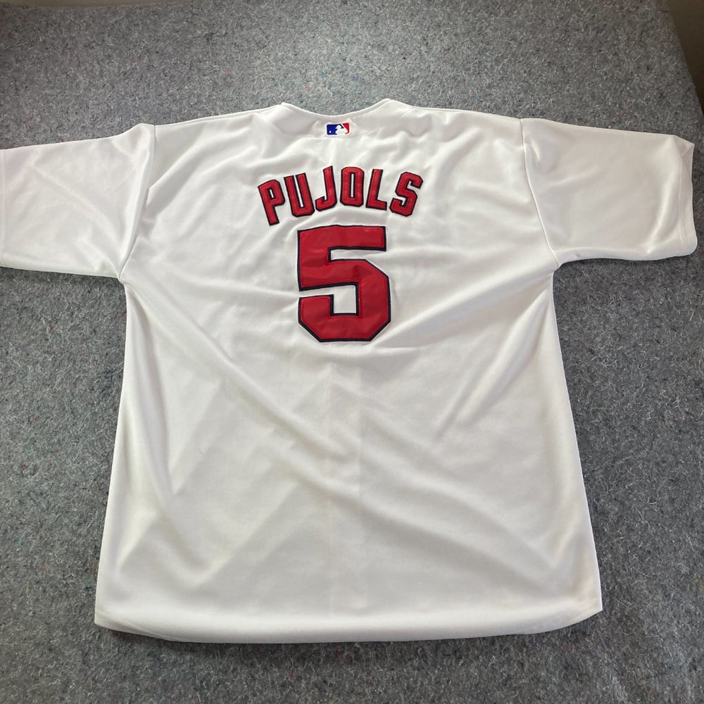 Mitchell & Ness Baseball Jersey Shirt Mens Adult 56 White St. Louis Cardinals - Picture 10 of 12